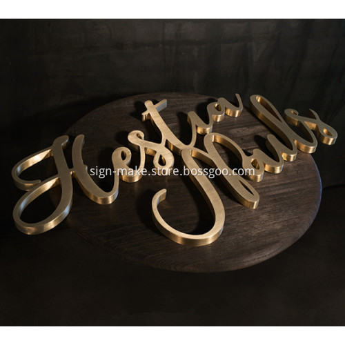 Hanging Metal Wall Letters